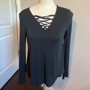Criss cross blouse